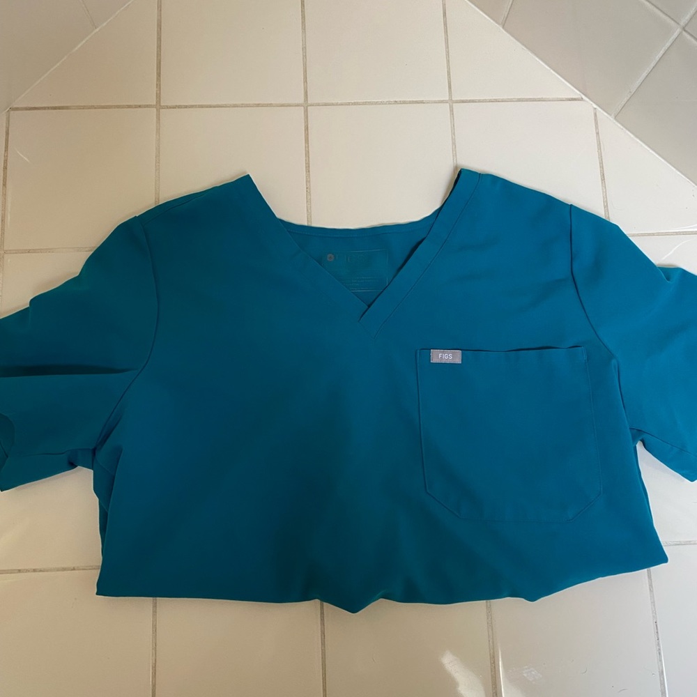 Figs Catrina One Pocket Scrub Top XL